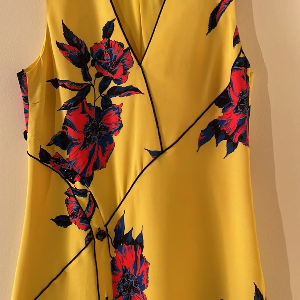 Proenza Schouler silk crepe floral shift dress - Picture 5 of 10